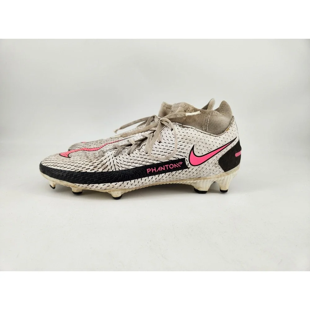 Nike‎ Phantom GT Academy DF MG Soccer Cleats Mens 7.5 White Pink Fair CW6667-160